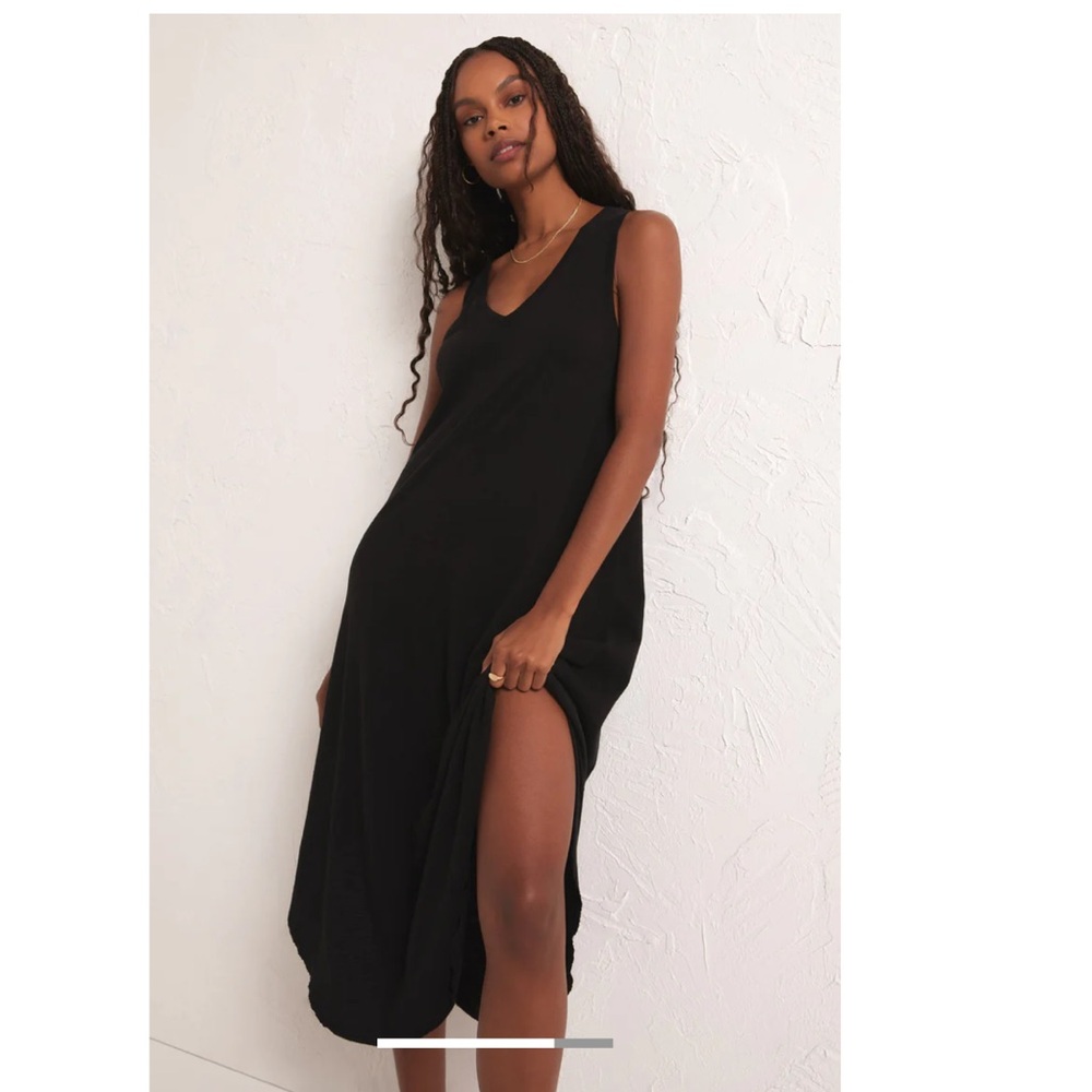 Z Supply Reverie Slub Midi Dress M